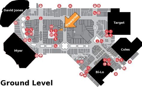 chadstone store map